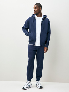 Men Custom Full Zip Casual Sportswear Hoodie Long Sleeve Slim Fit Lightweight Plain Solid Color Sweatshirt Pocket Full Hoodie - Product Image 3