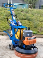 Ponceuse à béton planétaire intelligente à double entraînement, robuste, télécommandée, 22HP 18.5KW AC380V, avec boîte de vitesses en alliage d'aluminium