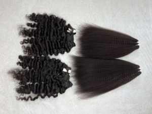 Cabello Humano Virgen/Vietnamita Natural Liso Rizado al por Mayor, 100% Sin Procesar, de 8-30 Pulgadas, Paquetes de Cabello No Remy - Product Image 3