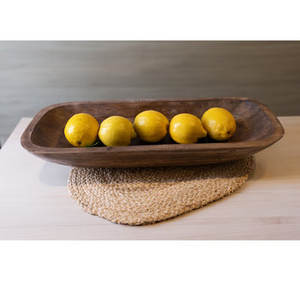 Tazón de masa de madera con tema de lujo, cocina de diferentes tamaños, redondo, grande, para servir masa de ensalada, tazón de madera de Acacia, venta - Product Image 6