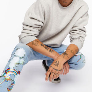 Servicio OEM 2025 precio bajo prendas de vestir de moda hombres pantalones vaqueros fábrica diseño adecuado buena calidad hombres pantalones vaqueros personalizados - Product Image 5