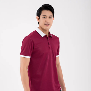 2025 nuevo diseño Casual para hombre para Polo cómodo transpirable de manga corta verano ropa de calle tela de lona OEM - Product Image 5
