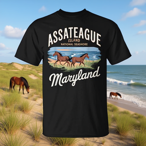 Maglietta promozionale del Parco Nazionale di Assateague Island Maryland Adventure - Product Image 3