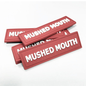 Vêtements de transfert de chaleur 2d 3d patchs logo en relief patch en caoutchouc silicone pvc pour sacs - Product Image 3