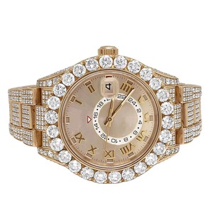 Reloj de Lujo Más Vendido, Completamente Cubierto de Diamantes, Reloj de Acero Inoxidable Brillante para Hombre Disponible al Mejor Precio - Product Image 3