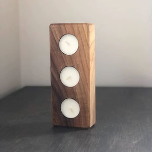 Portavelas de Madera Premium para Decoración Tradicional, Festivales, Ceremonias Religiosas, Bodas y Ocasiones Especiales - Product Image 1