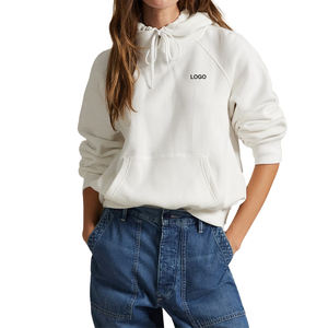 Vente en gros – Sweat à capuche décontracté d'hiver 100 % coton, anti-rétrécissement, tissé, brodé, anti-boulochage, imprimé sur mesure, service OEM - Product Image 3