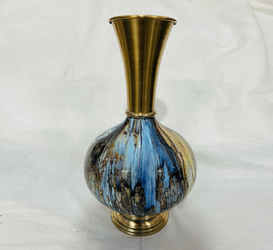 Bonne Qualité Or Fleur Vases Et Pots Sol Décoratif En Métal De Luxe Vase Style Classique Disponible En Bas quantité minimale de commande. - Product Image 3