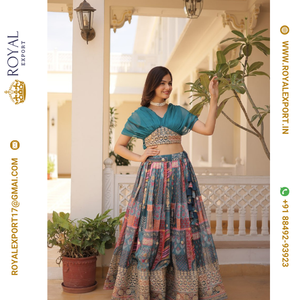 Nueva colección Lehenga Choli de diseño de presentación en Tarifa mayorista por Royal Export Surat - Product Image 2