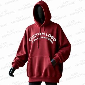 Sweat à capuche graphique vintage pour homme, couleur unie, brodé, teint uni, respirant, fermeture éclair, coupe ample - Product Image 3