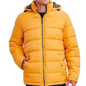 Chaqueta de Invierno para Hombre, Estilo Urbano, Tejido de Nailon/Algodón, Cuello Alto Informal, Impermeable, con Cremallera, Acolchada, Proveedor - Product Image 4