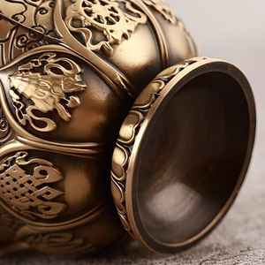 Tasse en cuivre écologique bouteille Vintage martelé laiton tasse Moscou Mule bière café cruche/tasse - Product Image 4