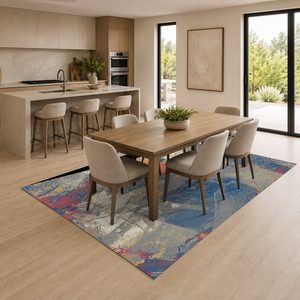 <b>RUGS</b> DEPOT LXDP-0195 Wholesale <b>Charcoal</b> <b>Grey</b> Traditional Anatolian Digital Printed Machine Washable Chenille Area <b>Rug</b> Non Slip - Product Image 4