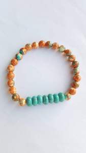 Brazalete de Cuentas de Resina, Brazalete Multicolor Hecho a Mano para Mujer, Joyería al por Mayor - Product Image 6