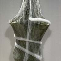 Modèle de zombie mortier sur pied - Accessoire professionnel en plastique pour maison hantée, décoration durable pour fête d'Halloween à usage intérieur NED N20