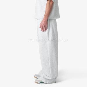 Pantalón recto con logotipo personalizado, pantalón holgado de poliéster, pantalón holgado para hombre, pantalón holgado para el sudor - Product Image 3