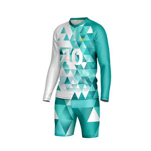 Venta al por mayor de fábrica de logotipo personalizado de fútbol uniforme sublimado Jersey pantalones cortos de secado rápido transpirable OEM/ODM suministro - Product Image 3