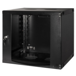 Armadio di rete a parete Flat Pack 19 pollici nero - Product Image 1