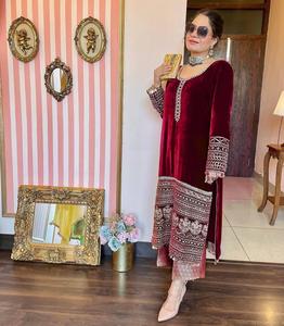 คอลเลกชันผู้หญิงอินเดียขายส่ง Readymade Kurta plazo ชุดผ้าคุณภาพสูงดูดีไซน์ใหม่ Kurta dhoti salwaar - Product Image 1
