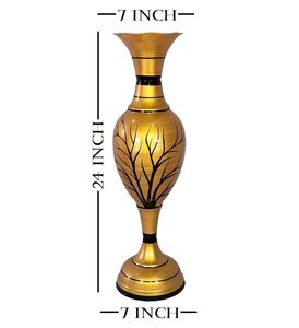 Jarrón Decorativo Vintage de Aluminio, Jarrones Ornamentales Clásicos para Dormitorio, Sala de Estar, Oficina y Exhibición de Arte - Product Image 5