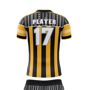 Alta calidad manga corta transpirable secado rápido Spandex/algodón gaélico uniforme último diseño personalizado Digital impreso liso Oozie - Product Image 3