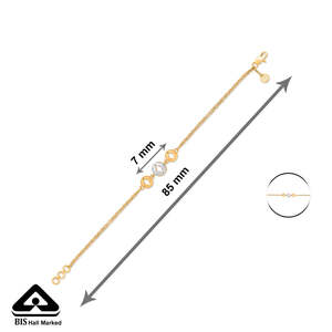 Pulsera de Moda con Dijes Curvos y Esquinados en Oro para Mujer - Product Image 6