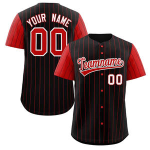 Vente en gros de maillots de baseball cousus avec logo personnalisé pour hommes vêtements de sport imprimés vierges de couleur dégradée design respirant - Product Image 2