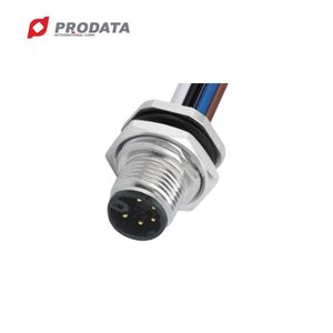 M Code M12 IP67 Faisceau de câblage 3 4 5 6Pin Câble d'alimentation droit mâle pour automobiles - Product Image 5