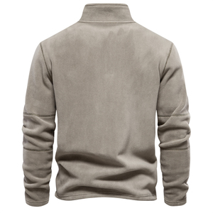 Logotipo personalizado Hombres de gran tamaño Slim Fit Cómodo Suave Color sólido Manga larga de lana - Product Image 2