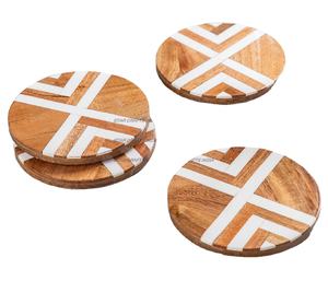 Top Selling Top Selling Good Quality Coasters Wood and Resin River <b>Epoxy</b> Resin Best Coaster for Office & Home From SCI - Product Image 1