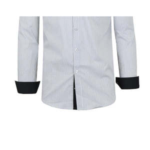 Camicie eleganti da uomo Harvic della collezione Galaxy, vestibilità slim, in popeline elasticizzato ad asciugatura rapida, colore bianco, taglia XL - Product Image 3