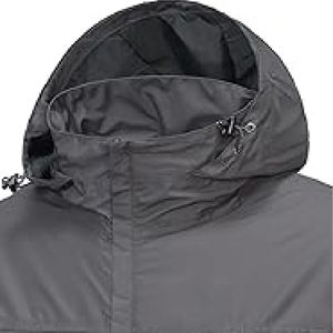 Chaqueta cortavientos de concha suave para hombre, impermeable, ligera, con capucha, para pesca, senderismo, chaqueta de nailon transpirable - Product Image 3