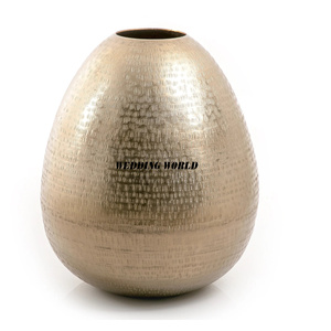 Vase à fleurs en métal martelé, excellente qualité, fait main, pot à fleurs classique et élégant, nouveau vase à fleurs - Product Image 3