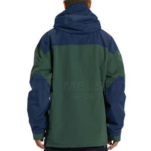 New Design Custom Color <b>Men's</b> Anorak Winter <b>Jacket</b> <b>Half</b> <b>Zip</b> Hooded Quick Dry Breathable Nylon/Polyester Casual Warm High Quality - Product Image 2