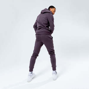 Conjunto de traje de jogging de lana de algodón 100% para hombre, hecho a medida, cómodo, ajustado, estampado, chándal de invierno, diseño ecológico - Product Image 2