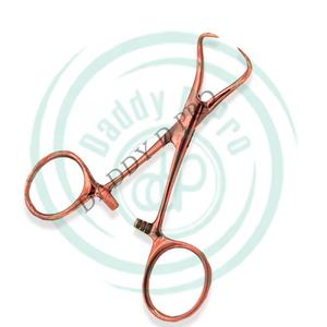 DDP Veterinary Backhaus Abrazadera de toalla 13cm Grado quirúrgico Acero inoxidable alemán Marca OEM Base aceptada Instrumentos quirúrgicos - Product Image 1