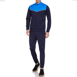 Survêtement d'hiver coupe ajustée pour hommes haute qualité gris coton polaire fermeture éclair respirant léger séchage rapide décontracté grande taille - Product Image 6