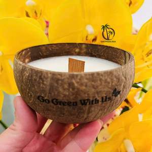 Velas de Cera de Coco con Aroma Repelente de Insectos, Tamaño 100g, al Mejor Precio al por Mayor / Vela de Cera de Coco - Product Image 2