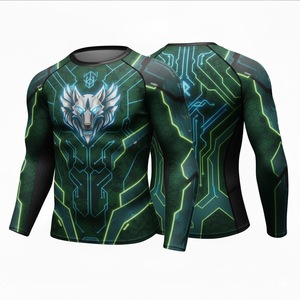 เสื้อรัดกล้ามเนื้อพิมพ์ลายตามสั่งขายส่งสำหรับทุกเพศ  แบบสวมใส่สบาย ระบายอากาศได้ดี ป้องกันรังสียูวี UPF50  พร้อมบริการพิมพ์ลายด้วยความร้อน - Product Image 5