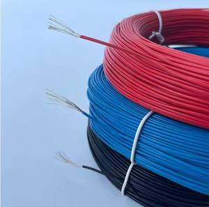 Fil de cuivre toronné étamé isolé à haute température en PTFE pour applications industrielles automobiles, tension nominale AC 250V/600V, -65-250 - Product Image 2