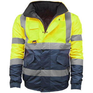 Chaquetas de Seguridad Unisex de Fábrica - Manga Larga, Impermeables, Resistentes al Viento, Antibacterianas, de Poliéster, con Cuello Alto, Diseño de Logotipo Personalizado - Product Image 6