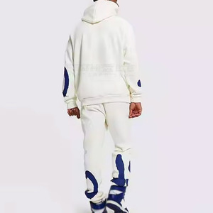 Nouvel arrivage Ensemble de deux pièces Ensembles de jogging Pantalons élastiques pour hommes Survêtement de gym avec impression bouffante pour hommes à vendre - Product Image 3