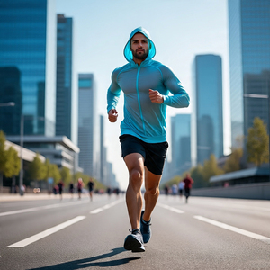 Men See Through Hoodie Tops Mesh Hoodie Men's Bodybuilding Workout <b>Jogging</b> Sheer Mesh Hoodie Mens - Product Image 2