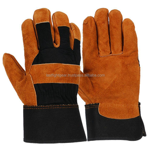 Cow Split Leather Safety <b>Gloves</b> High Quality real leather - Product Image 6