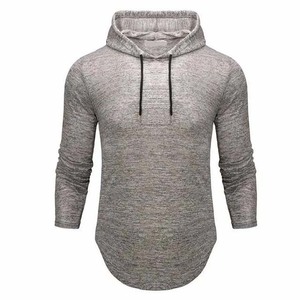 Ropa informal Nuevo diseño Jersey de manga larga de color sólido Sudaderas básicas de calidad premium Sudaderas con capucha de algodón transpirable para hombres 2025 - Product Image 5