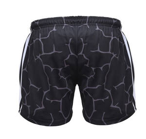 Short de sport d'été personnalisé écologique pour hommes Short élastique respirant et respirant à séchage rapide avec impression par transfert par sublimation - Product Image 2