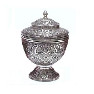Top Grade Matt Grey Finished Scarlet Classic Urn Assured Quality <b>Keepsake</b> Cremation Urns for Human & <b>Pet</b> <b>Ashes</b> - Product Image 2