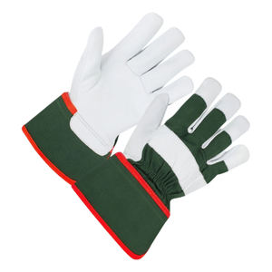 Gants de sécurité à double paume en cuir fendu de mouton à usage intensif OEM Caractéristiques ignifuges anti-coupure pour l'hiver uni - Product Image 4