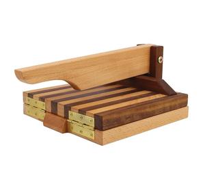 Pressoir de pâte en bois design de luxe Gadget Logo personnalisé et en forme de presse de pâte en bois d'acacia rond - Product Image 2