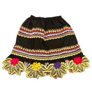 2025 printemps/été nouvelle rue plante tropicale imprimer rétro demi-jupe femmes élégant bas moitié coloré imprimé demi-jupe OEM - Product Image 1